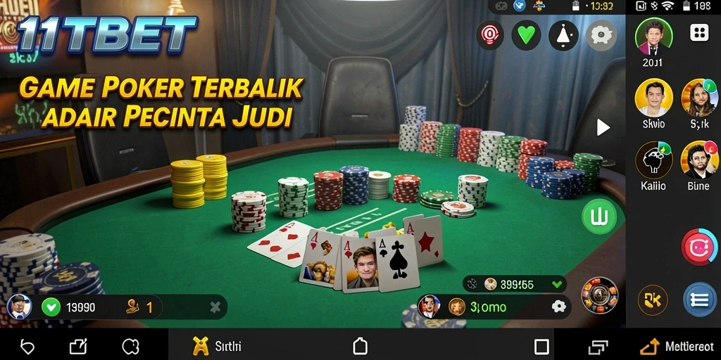 Screenshot 11TBET menunjukkan pemain sedang menikmati permainan Poker dengan grafik berkualitas tinggi.