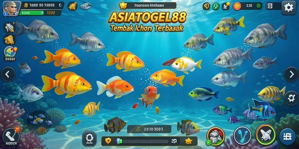 Gameplay menarik ASIATOGEL88 saat menembak ikan.