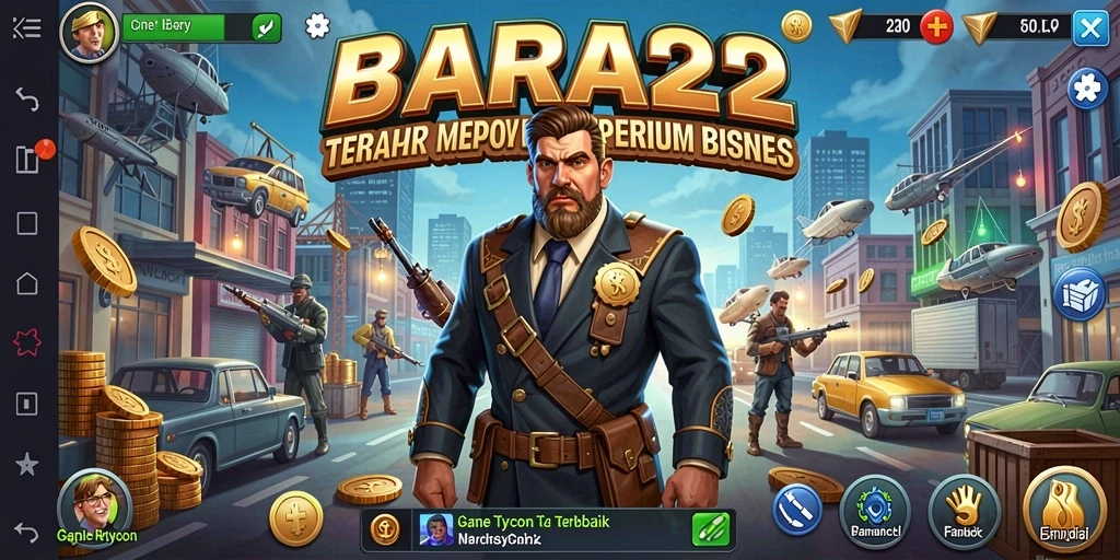 Tampilan menarik dari gameplay BARA22 dengan berbagai pilihan industri.