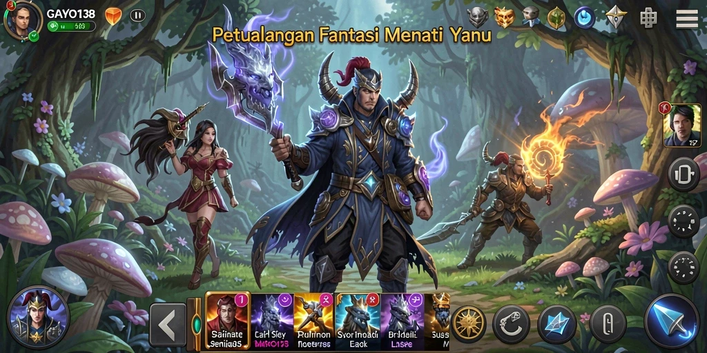 Gameplay seru GAYO138 dengan pertarungan dinamis dan karakter menarik.