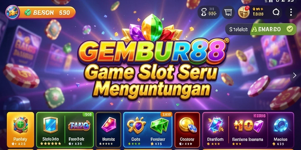 Tampilan screenshot utama GEMBUR88 menampilkan gameplay Slot yang menarik.