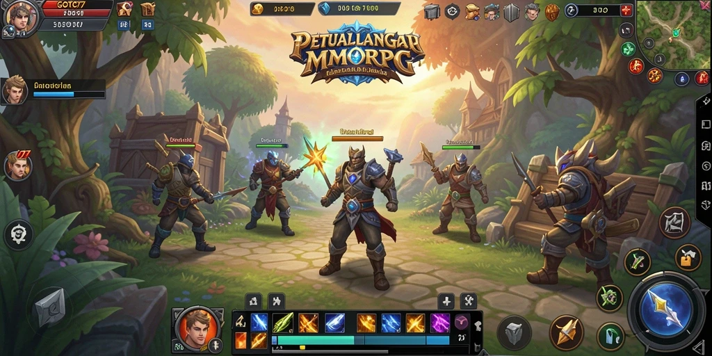 Gameplay seru di dunia fantasi MMORPG GOTO77.