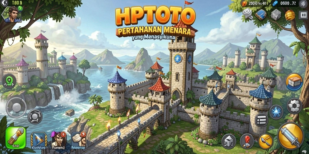 Tangkapan layar HPTOTO menunjukkan aksi pertahanan menara yang mendebarkan.