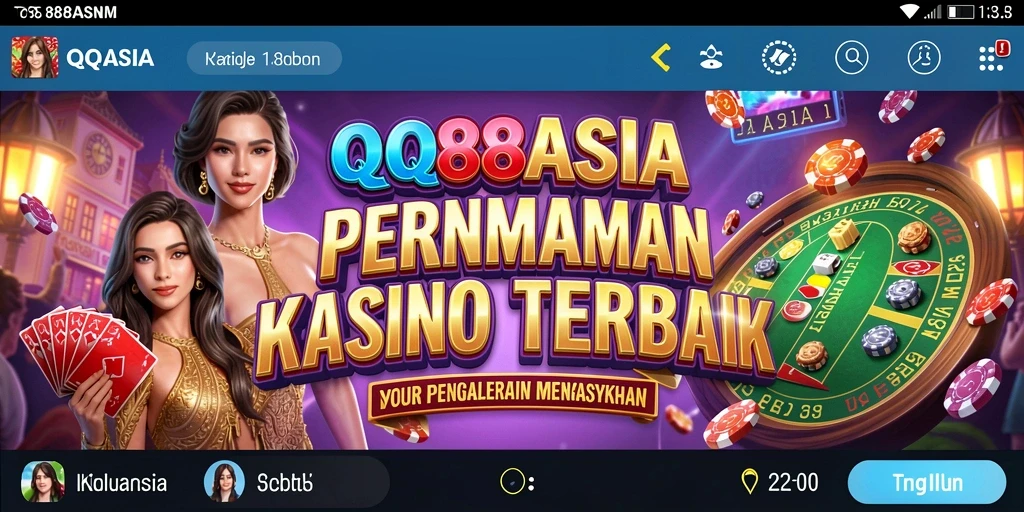 Tampilan gameplay kasino yang seru dan mengasyikkan di QQ88ASIA.