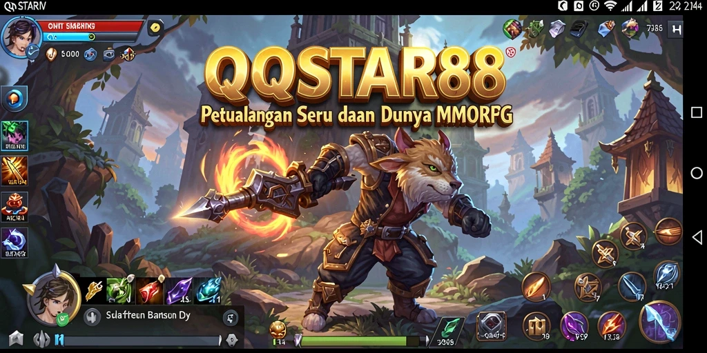 Gameplay menarik dari QQSTAR88 dalam dunia MMORPG yang luas.