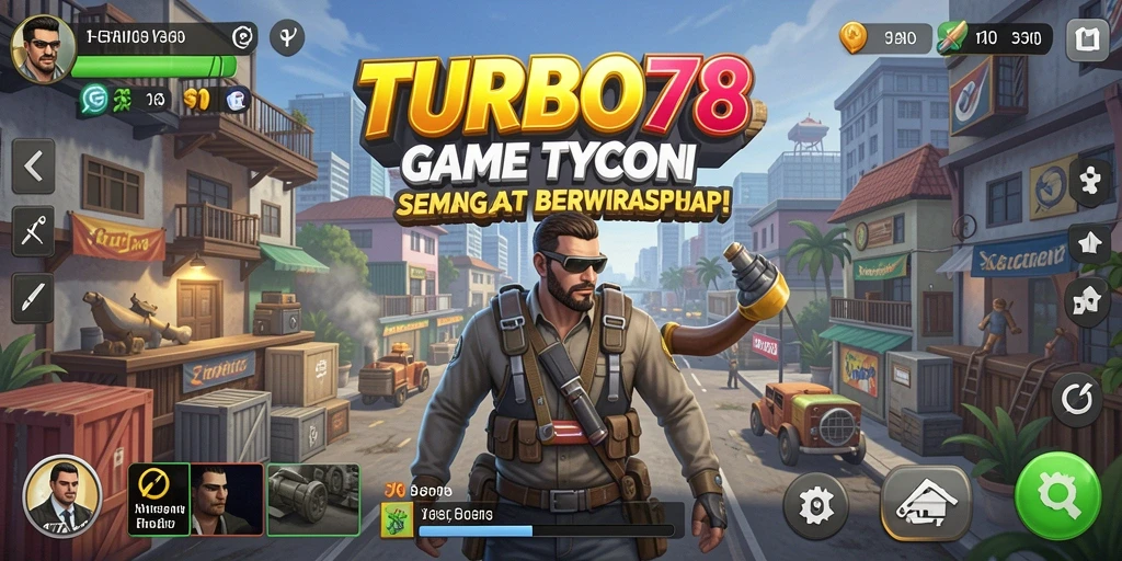 Screenshot game TURBO78 menampilkan aksi manajerial yang mendebarkan.